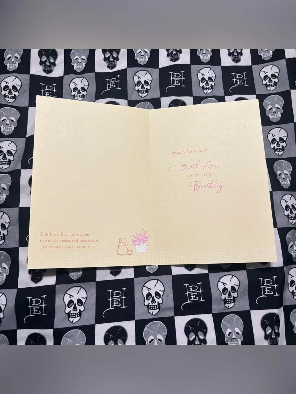 🎃5 for $25🎃 90s Happy Birthday Daughter Religious Christian Pink Birthday Card
